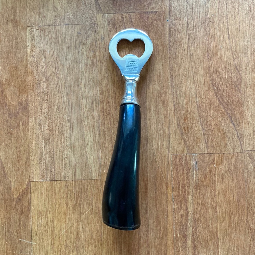 Two's Company Made in India Horn Bottle Opener